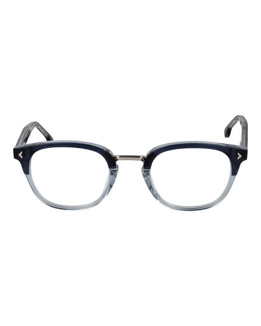 Lozza Black Blue Cellulose Acetate Glasses (frames)