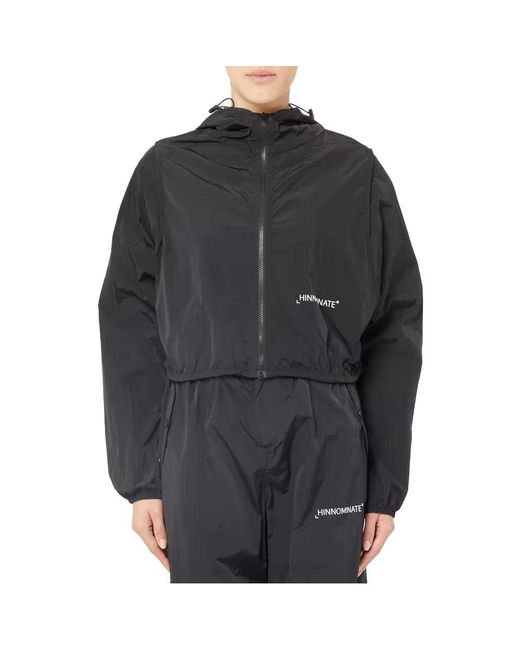hinnominate Black Nylon Jackets & Coat for men