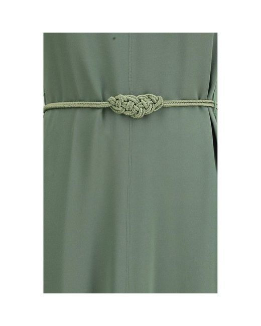 green emerald velvet dress Forte Forte | Silk Satin Half Sleeve Dress in Turquoise