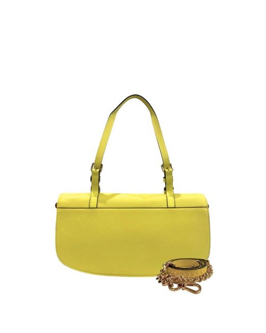 Twinset Yellow Pu Shoulder Bag