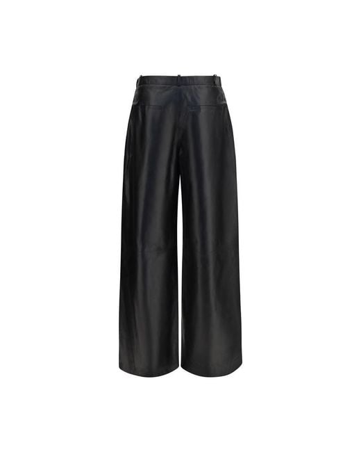 Arma Black Leather Pants
