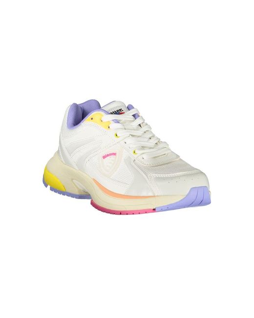 Blauer Multicolor Bianco Polyurethane Sneaker