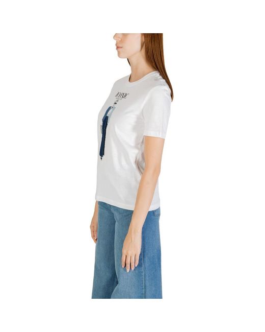 ONLY Blue Organic Cotton T-Shirt