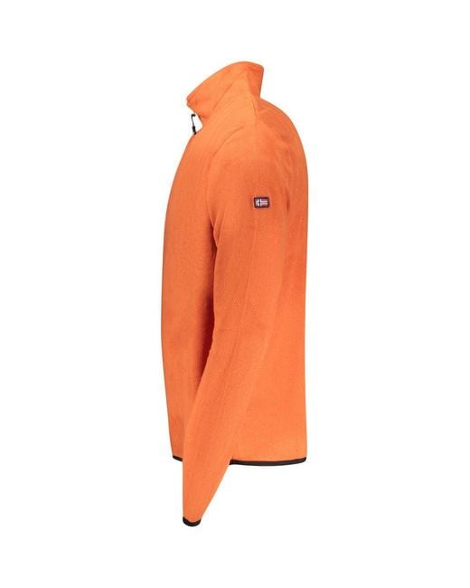 Norway 1963 Orange Polyester Sweatshirt for men