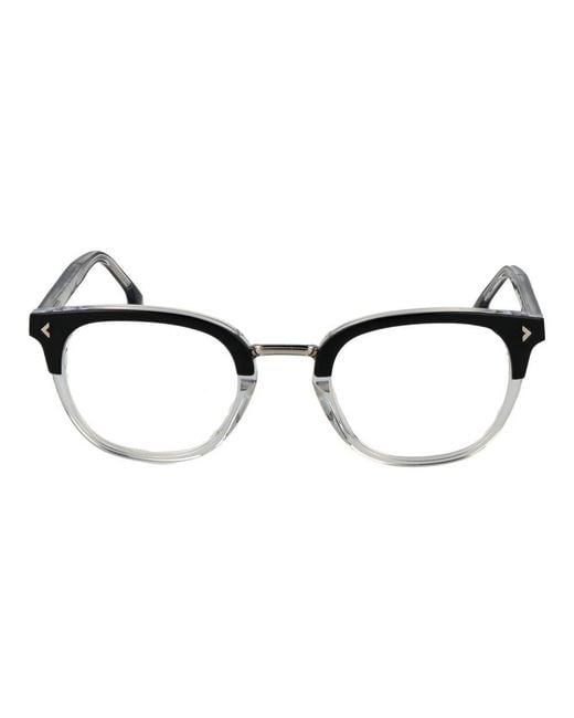 Lozza Brown Black Cellulose Acetate Glasses (frames)