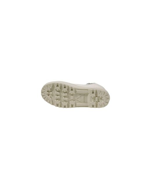 Superga White Beige Fabric Sneaker