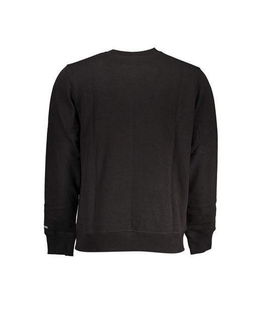Calvin Klein Black Cotton Sweater for men