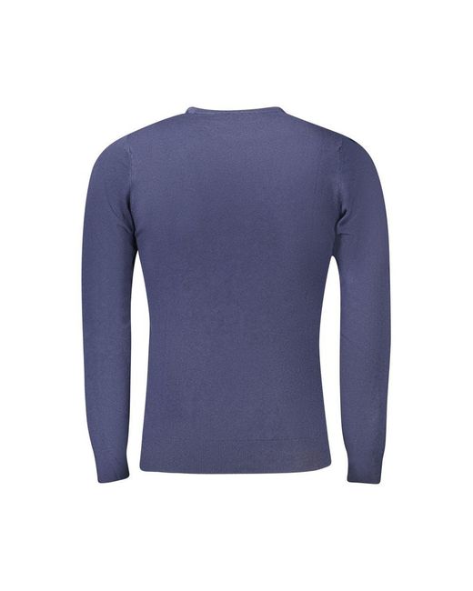 Roberto Cavalli Blue Viscosa Sweater for men