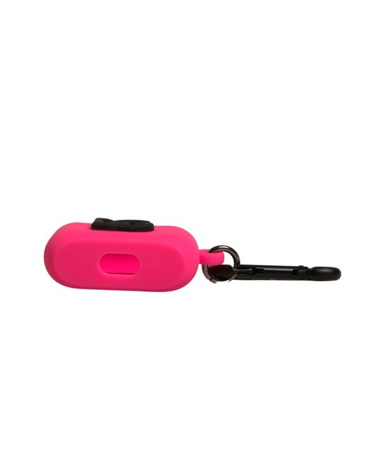 Dolce & Gabbana Pink Silicone Rubber Logo Embossed Airpods Case Accessory