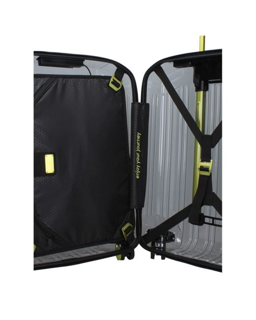 Piquadro Black Gray Polycarbonate Luggage And Travel for men