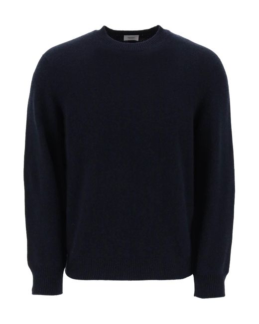 Agnona Blue Crew Neck Sweater In Cashmere for men