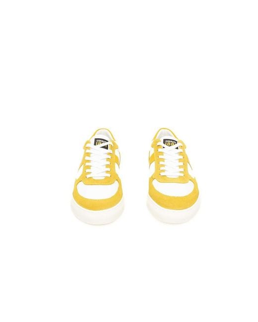 Cerruti 1881 Yellow Cow Leather Sneaker for men
