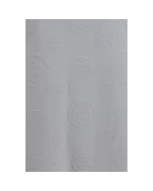 Casablanca Gray White Cotton Sportswear for men
