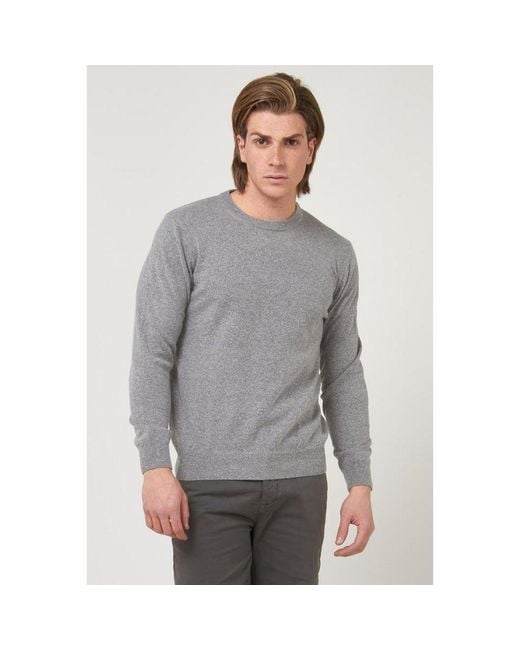 Gas Gray Wool Sweatshirt for men