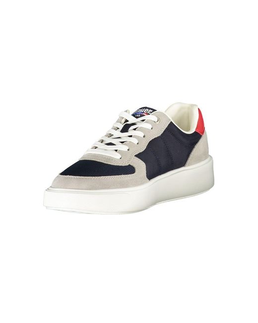 Blauer Blue Leather Sneaker for men
