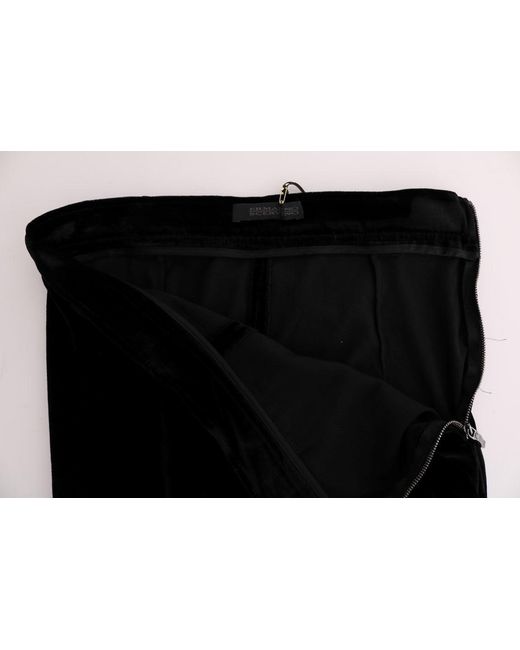 Ermanno Scervino Black Sleek High-Waist Trousers
