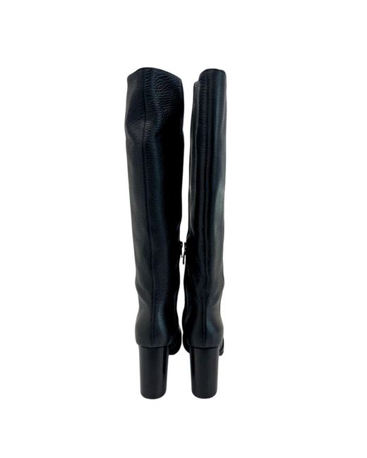 Borbonese Black Leather Boot