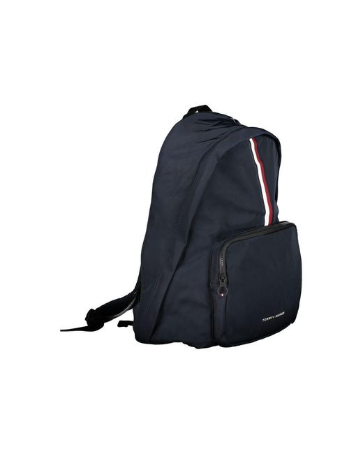 Tommy Hilfiger Blue Sleek Backpack With Laptop Holder for men