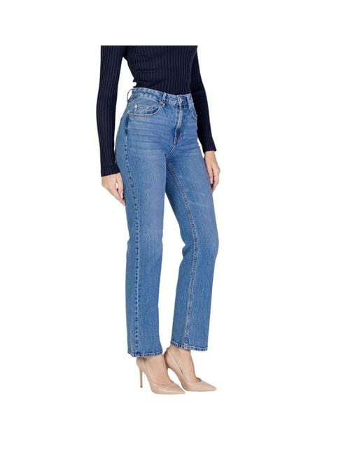 Vero Moda Light Blue Cotton Jeans & Pant
