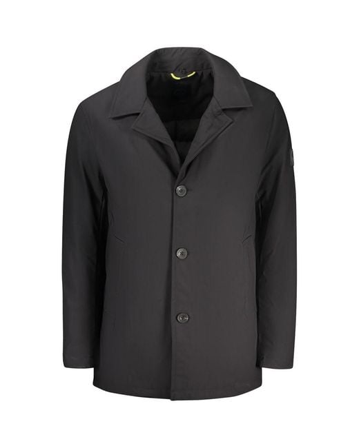 North Sails Black Polyester Men's Jacket for men