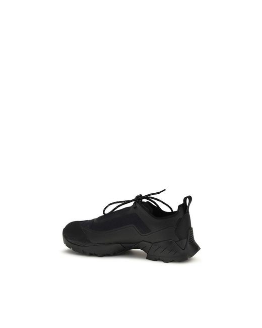 Roa Black Polyester Athletic Sneakers for men