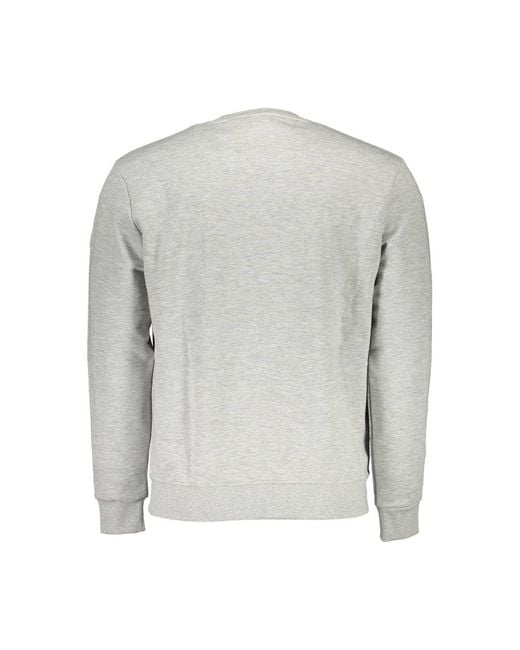 North Sails Gray Cotton Sweater for men