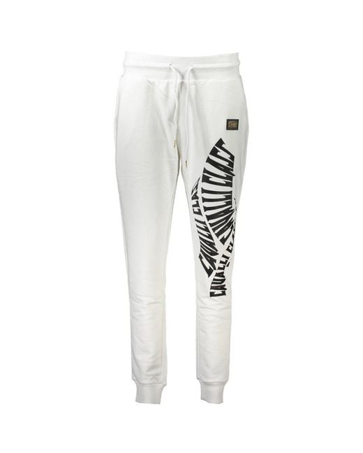 Roberto Cavalli White Cotton Pant