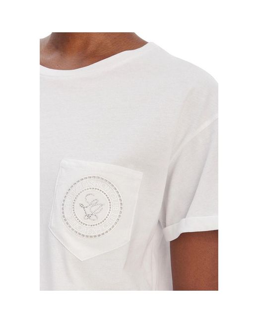Liu Jo White Cotton T-Shirt