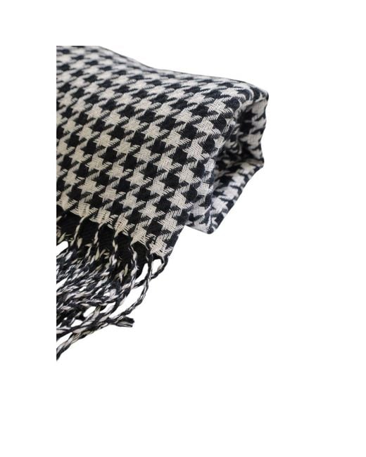 Antony Morato Gray White Marabou Scarf for men