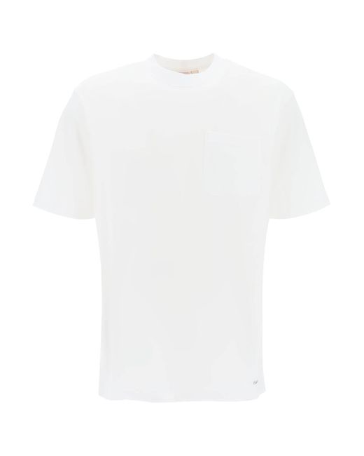 Filson White T Shirt Pioneer Solid One Pocket for men