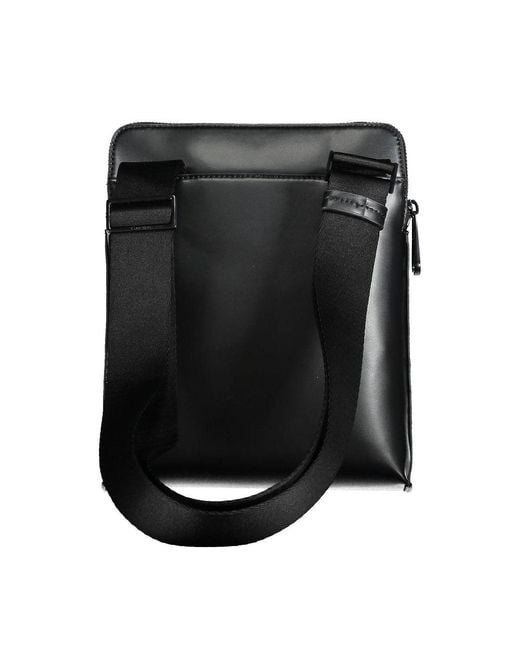 Calvin Klein Black Polyester Shoulder Bag for men