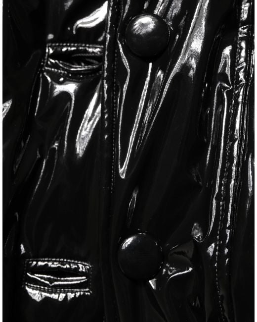 Dolce & Gabbana Black Polyester Button Down Blouson Jacket