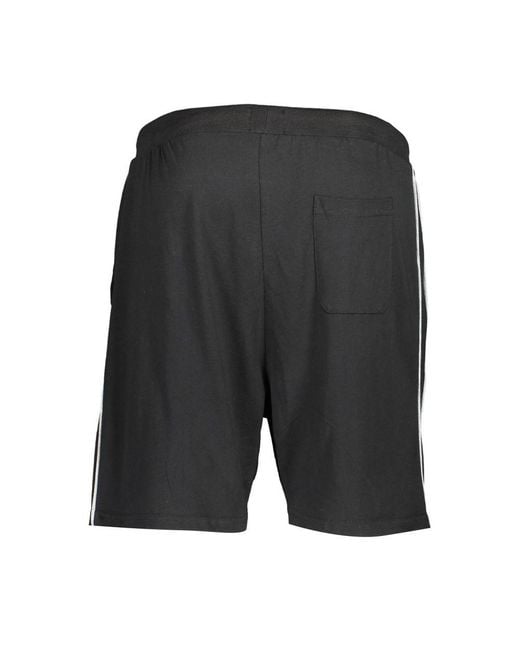 Gianmarco Venturi Gray Black Cotton Men's Sweatpant for men