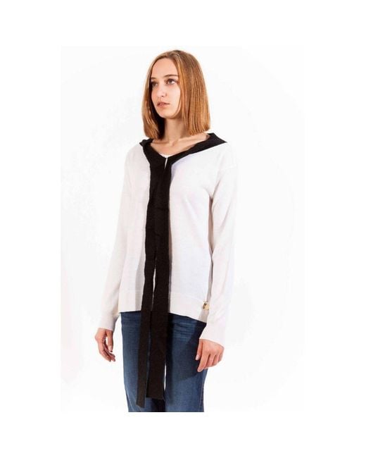 Love Moschino White Wool Sweater