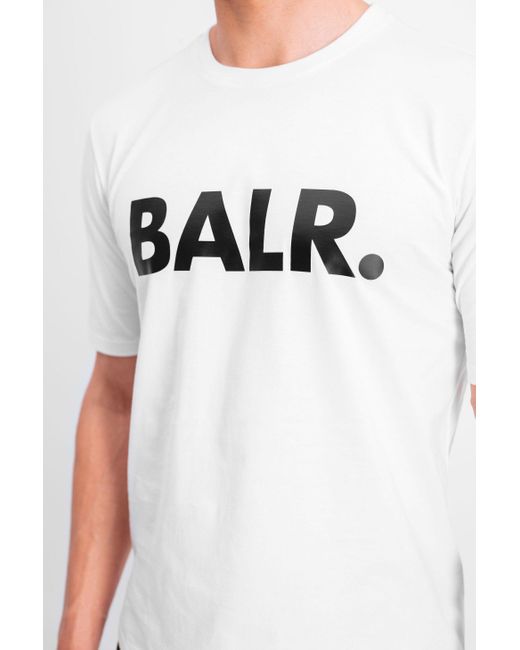 BALR White Brand Athletic T for men