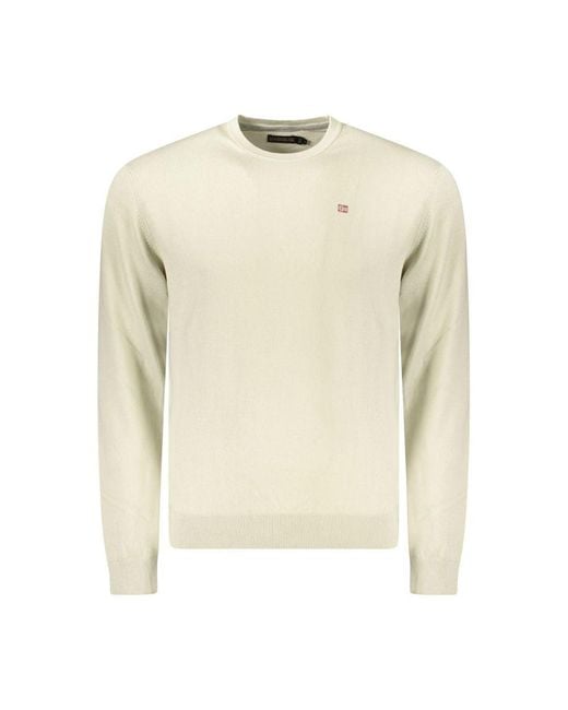 Napapijri Natural Cotton Sweater for men