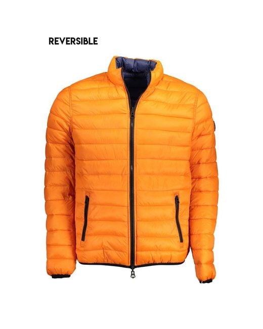 U.S. POLO ASSN. Orange Nylon Jacket for men