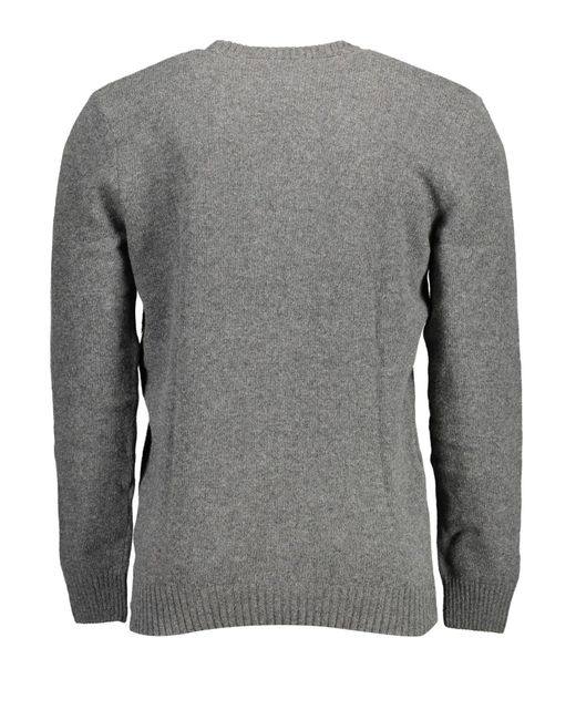 U.S. POLO ASSN. Gray Wool Sweater for men