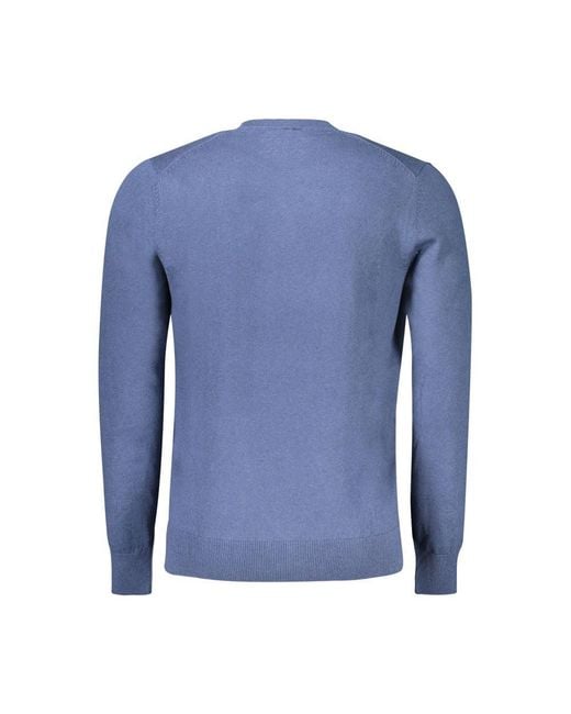 North Sails Blue Cotton Sweater for men