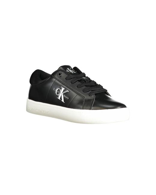 Calvin Klein Black Polyester Sneaker