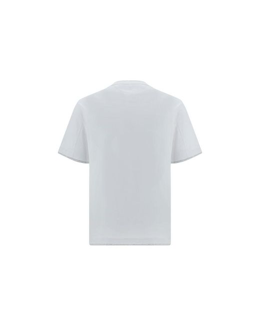Brunello Cucinelli White T-shirt - Xl for men