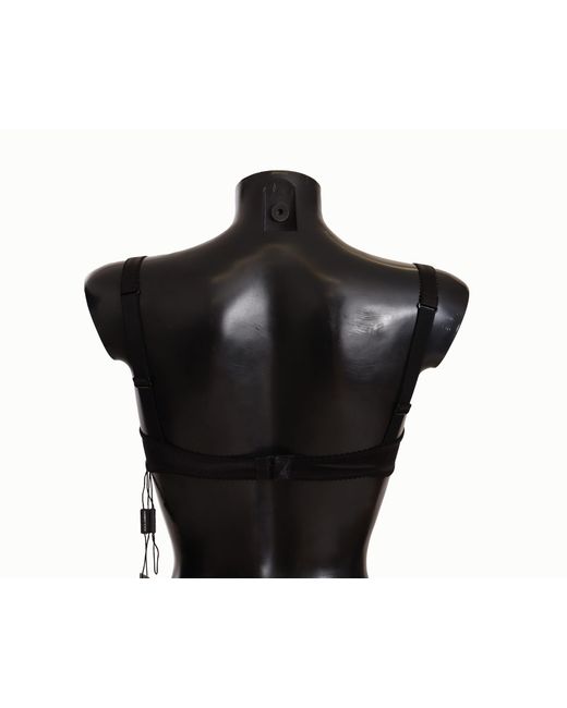 Dolce & Gabbana Black Sultry Silk Balconette Bra