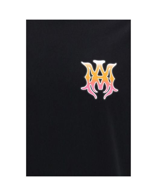 Amiri Black Cotton T for men