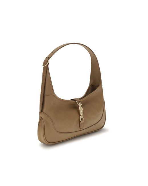 Gucci Multicolor Beige Goatskin Handbag