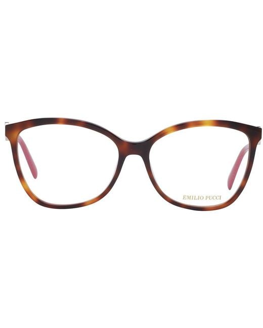 Emilio Pucci Brown Optical Frames
