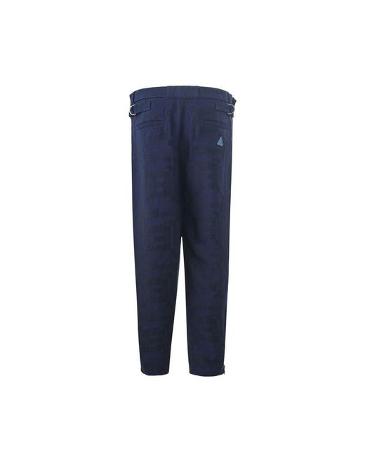 Emporio Armani Blue Linen Jeans & Pant for men