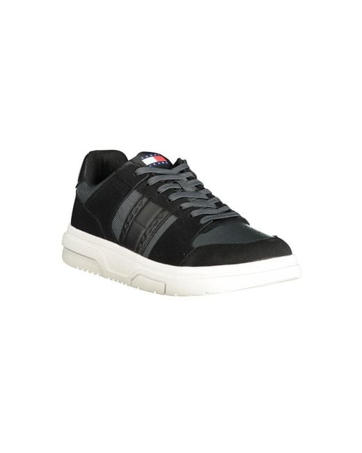 Tommy Hilfiger Black Polyester Sneaker for men