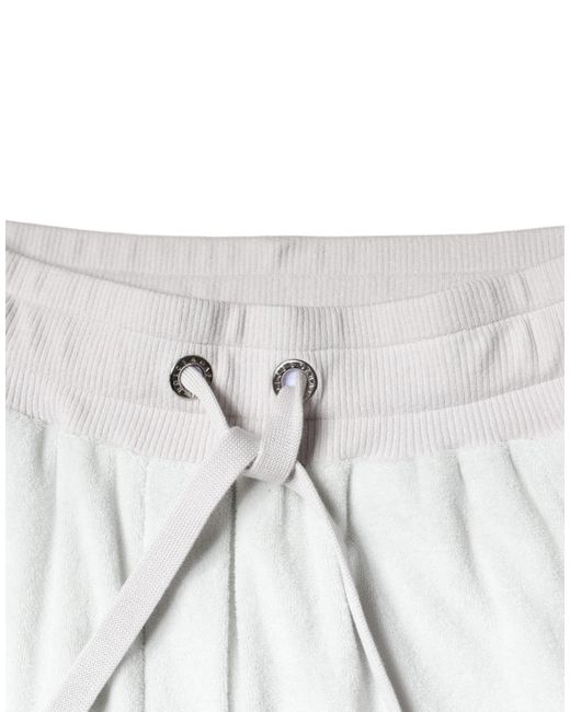 Dolce & Gabbana White Nylon Jogger Sweatwomen's Pants