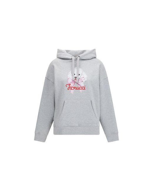 Fiorucci Gray Cotton Sweatshirt