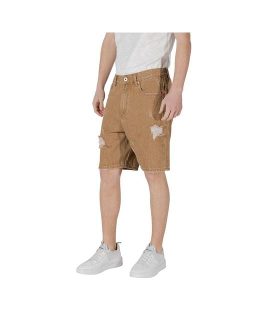 Gianni Lupo Natural Cotton Bermuda for men